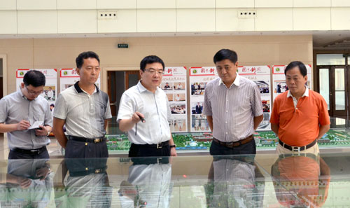 河北省沧州市高新区党工委书记沈海生来我校考察