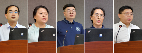 3、校团委、经管学院负责人介绍志愿者招募组织工作及学术研究、工作部署情况，硕士生张鹏飞、教师李桦发言--用平时也.JPG