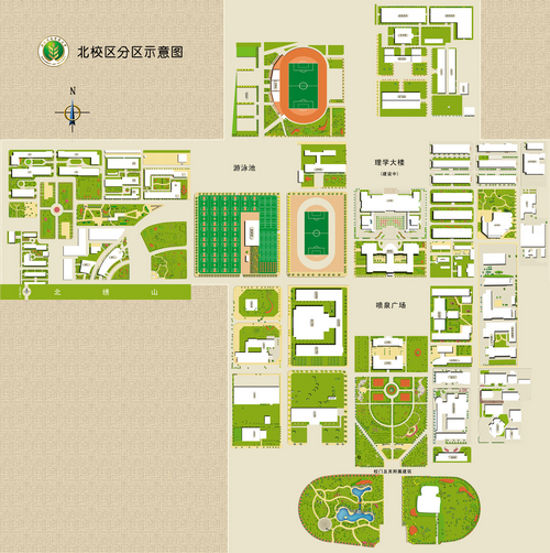 姜山中学平面图图片